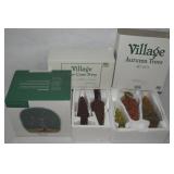 Dept 56 Spooky Tree + Autumn & Pine Cone Trees