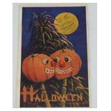 Antique 1908 Halloween Embossed Post Card Internl