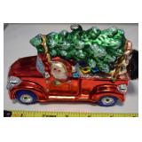 Blown Glass Santa Claus Christmas Ornament