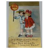 Antique Halloween Embossed Post Card L&E Series