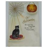 Antique Halloween Embossed Post Card H-18 w/