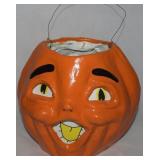 Contempo Paper Mache Jack O Lantern 7.5" tall