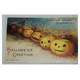Antique Halloween Embossed Post Card International