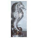 Waterford Crystal Seahorse Paperweight Figure