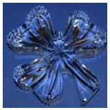 Waterford Crystal 4 Leaf Clover/Shamrock 4.25"