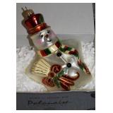 Kurt Adler Polonaise Blown Glass Snowman Ornament