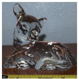 Bleikristall Lead Crystal Laying Down Deer Fawn