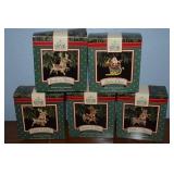 Hallmark Keepsake 5pc Christmas Ornament Set