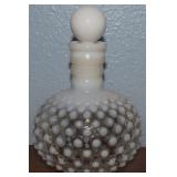 Vtg Fenton Opalescent Hobnail Art Glass Vanity