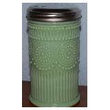 TableCraft Jadeite Glass Sugar Dispenser 5.5t