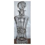 Vtg Towle Lead Crystal Decanter w/ Stopper 13.5t