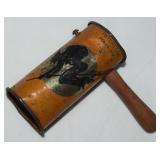1910 Early Halloween Wood Handled Witch & Black