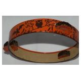 T Cohn Tin Litho Halloween Tambourine Toy