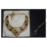 Jose Maria Barrera Avon Goldtone Chunky Necklace