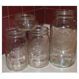 Vtg Ball Canning Jars w/ 64oz (No Lids)
