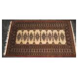 Hand Knotted Pakistani Boukara Wool Carpets & Rugs