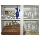 Kitchen Cupboard Contents Lot w/ Avon Bottle,