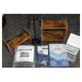 Home Storage & More Lot w/ Small Shelves, Towel