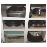 Kitchen Cupboard Contents Lot: Baking Supplies