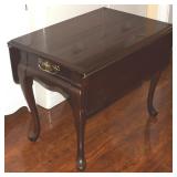 Vtg Mersman Drawered End Table w/ Drop Leaves
