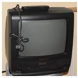 Panasonic PV-C1321 13" TV w/ VHS Player & Remote