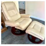 Barcalounger Jacque II Hilton Leather Recliner &