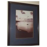 Framed Seaside Photograph Wall Art 30.5 x 23.5