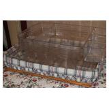 Longaberger Baskets 1997 Handled Tray w/ Liner