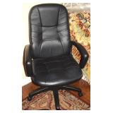 Contempo Black Adjustable Office Chair 42.25" T