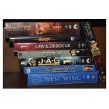 DVD Movies/TV Series Lot w/ JAG, MacGyver +