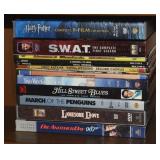 DVD Movie Lot w/ SWAT, James Bond, Harry Potter +