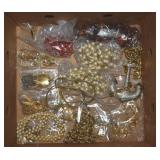 Flat Full Vintage Avon (Mostly) Costume Jewelry