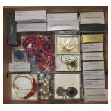 Flat Full Vintage Avon (Mostly) Costume Jewelry