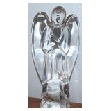 Baccarat France Crystal Christmas Angel Figure