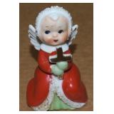 Vintage Japan Ceramic Christmas Angel w/Cross