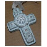 Isabel Bloom Signed Cross Ornament 2012