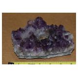 Amethyst Geode 6.5" Wide Votive Candle Holder