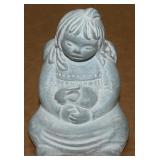 Isabel Bloom Signed 1995 Angel w/ Rabbit Figure