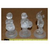 (3) Vtg Goebel Crystal Collection Figures 3t