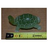 Vintage Chinese Faux Jade Resin Turtle Figure