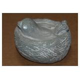 Isabel Bloom Signed Early Bird in Nest Statue 4.75