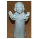 Isabel Bloom Signed 2006 Angel w/ String of Hearts