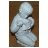 Isabel Bloom Signed 2019 Boy Feeding Piglet