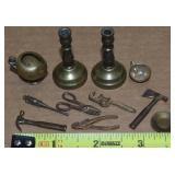 Lot of Metal / Brass Miniatures w/ Intercast Tools