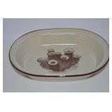 Noritake Stoneware Desert Flower 9.5" Oval Bowl