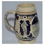 Vtg German Salt Glazed Stoneware 4"t Heidelburg