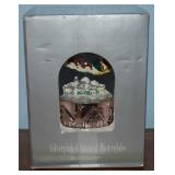 Wallace Silversmiths SP Musical Waterglobe We Wish