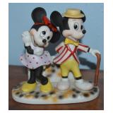 Vtg Walt Disney Prod Ceramic Vaudeville Mickey &