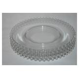 (6) Imperial Candlewick Glass 10.5" Dinner Plates