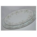 (2) Noritake Arlene 5802 Oval Platters 14.25 &